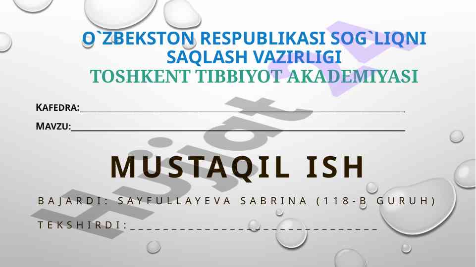 Antik davr tibbiyoti rivojlanishi va topilmalari
