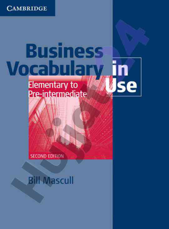 Business vocabulary bill mascull elementary to pre-intermediate