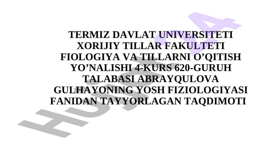 Arterial bosim va pulsni aniqlash taqdimoti