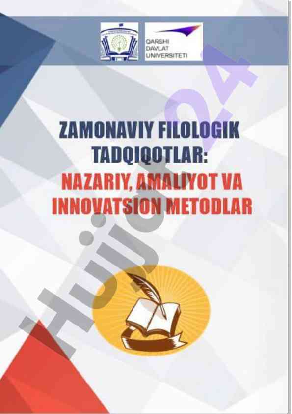 Zamonaviya filologik tadqiqotlar konferensiyasi 2024