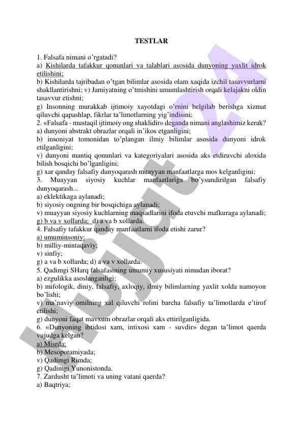 Falsafa va uning ijtimoiy qonunlari