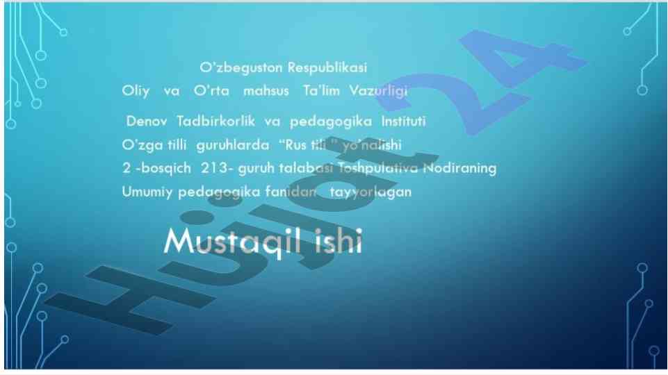 Yan amon kameniskiyning pedagogik g'oyalari