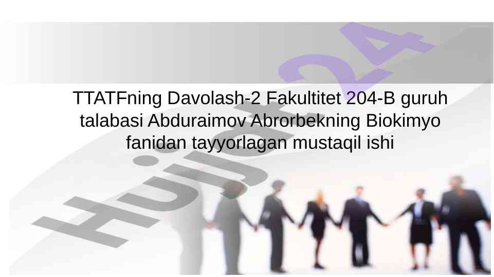 Transminazalar va giperammonimiya tashxislari