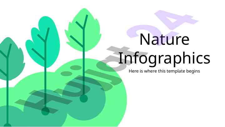 Nature infographics about planets in solar system