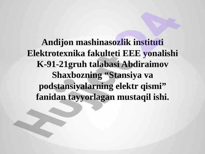 O'zbekiston energetikasining rivojlanish tarixi