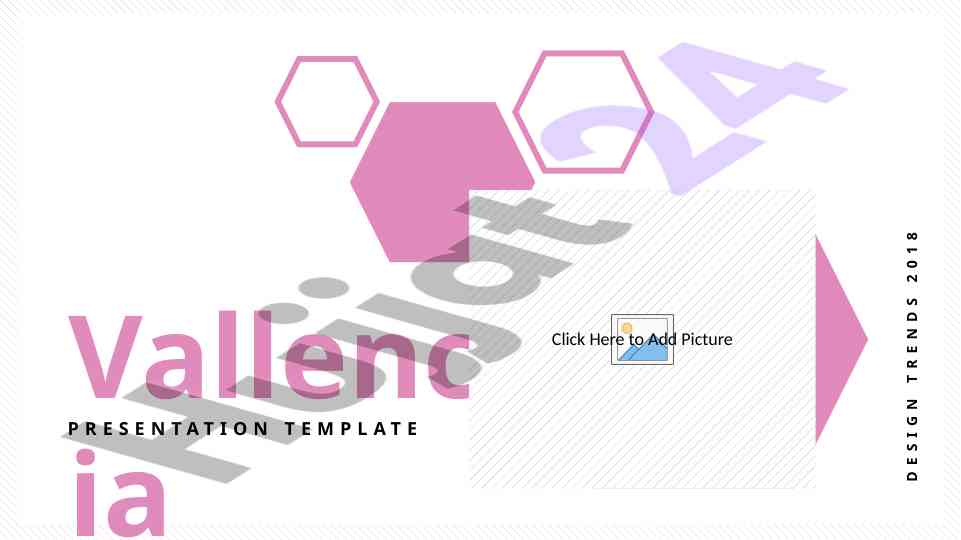 Vallencia presentation template design trends 2018