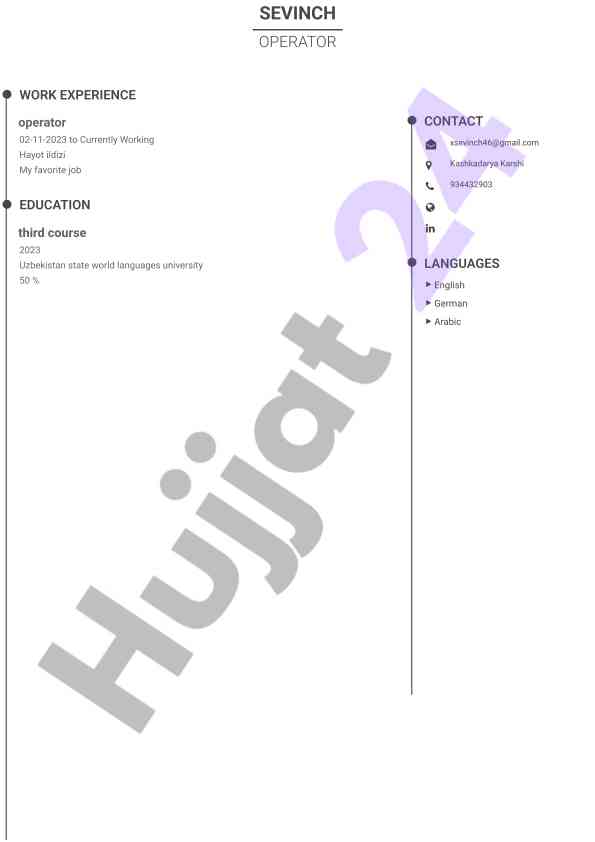 Operator experience overview in language education