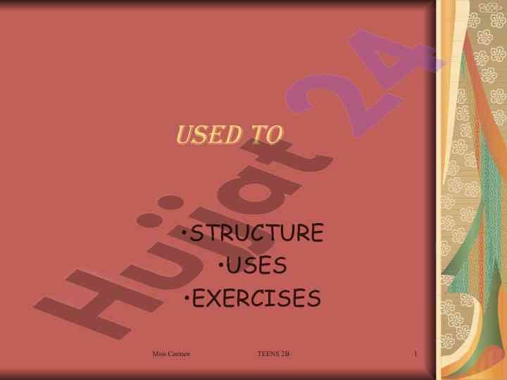 Grammar structure and uses in english language