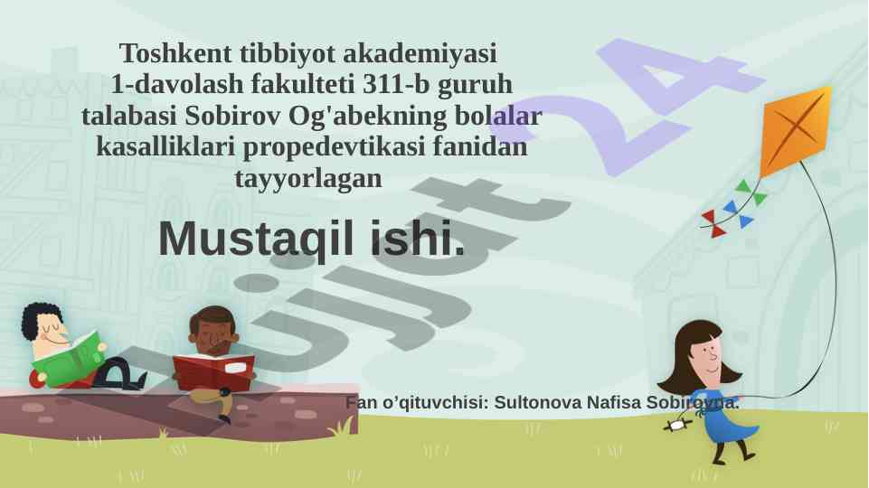 Bolalarda nafas tizimi va burunning tuzilishi