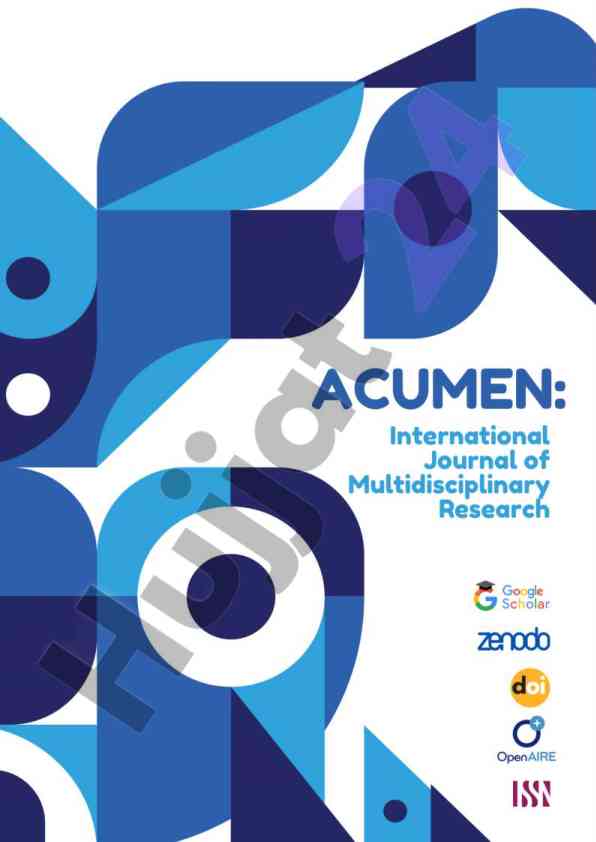 Acumen: international journal of multidisciplinary research