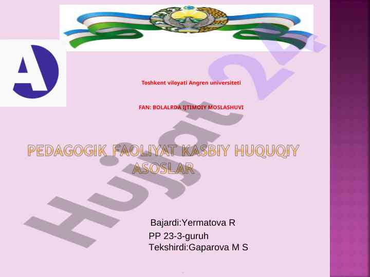 Bolalarda ijtimoiy moslashuvni ta'minlash