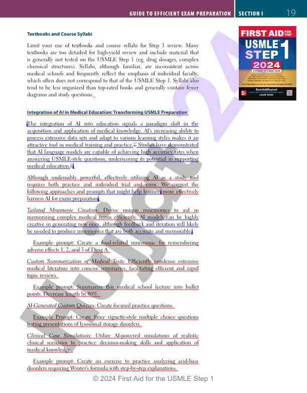 Guide to efficient exam preparation for medical students