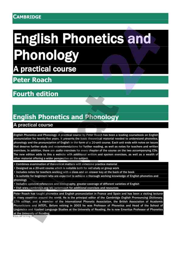 English phonetics and phonology practical course