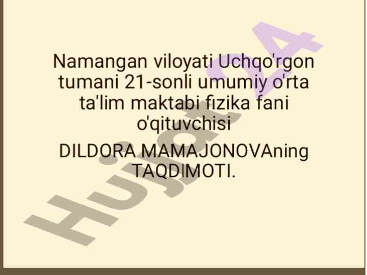Uyga vazifa ijrosi muhimligi va o'ziga xosligi