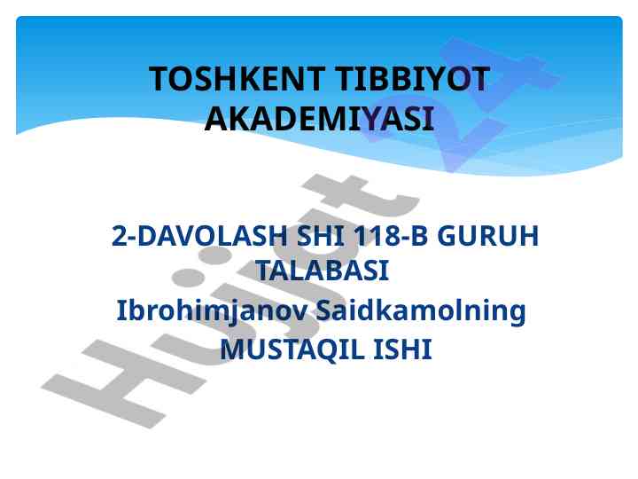 Fermentopatiyalar tasnifi va sabablari