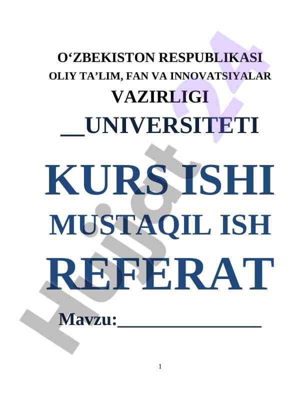 Iteratsion Algoritmlar Haqida Kurs Ishlari