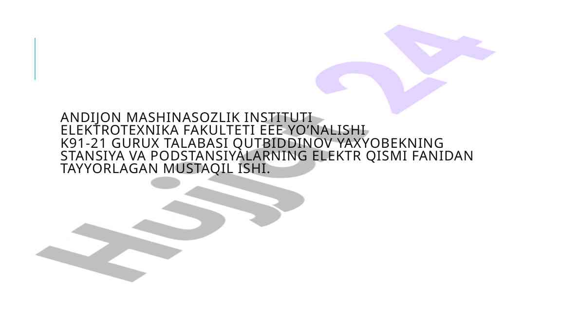 Gidroelektr stansiyalari haqida mustaqil ish