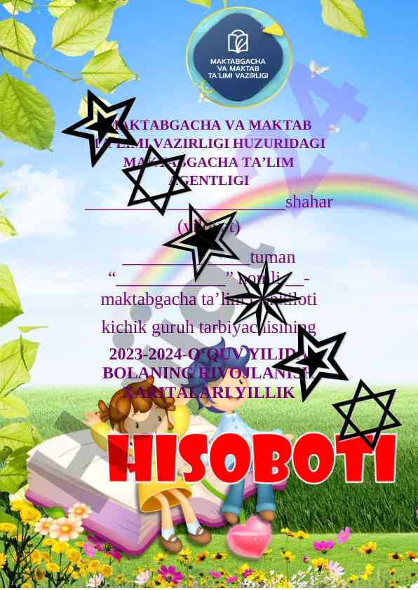 Bolalar rivojlanish xaritalari yillik hisoboti