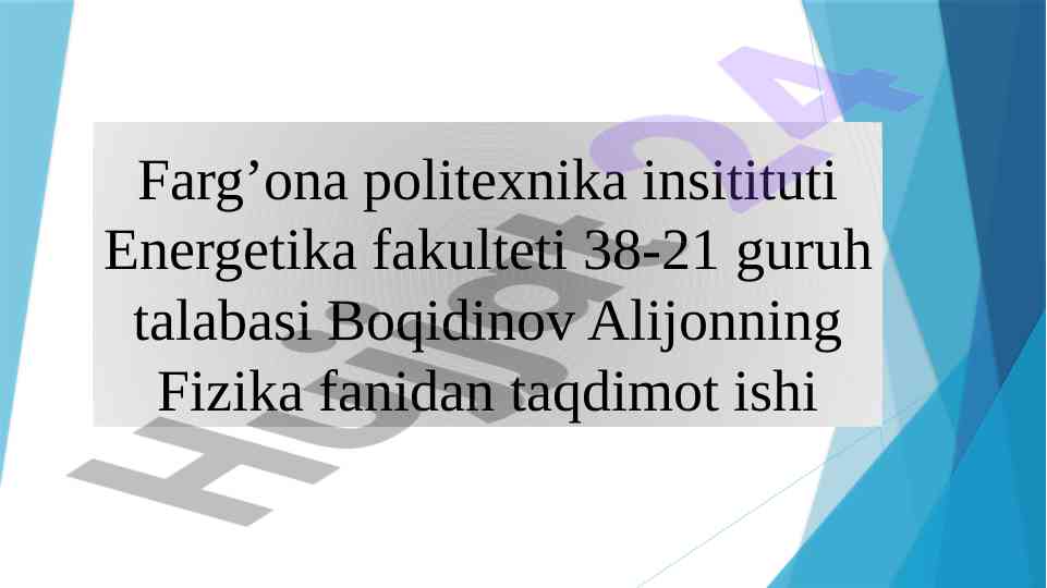 Turli muheetlarda elektr toki va faradey qonunlari