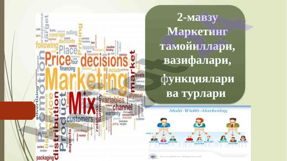 Marketing management function and its key components