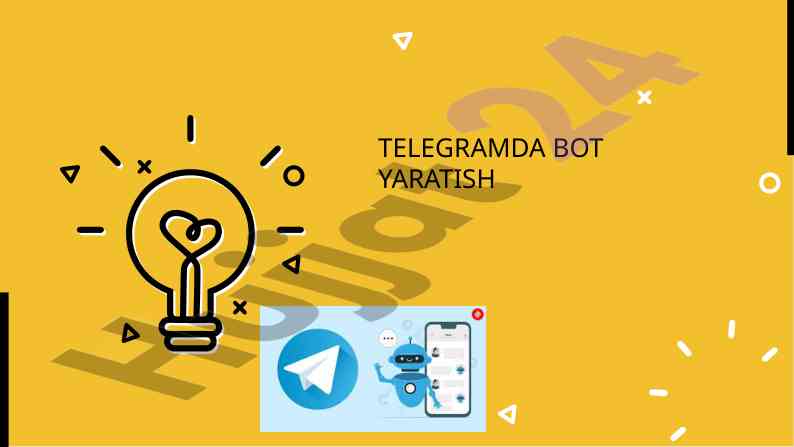 Telegramda bot yaratish qo‘llanmasi