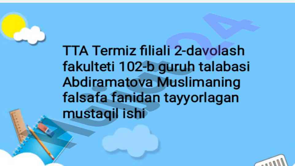 Jamiyatning maʼnaviy hayoti tahlili