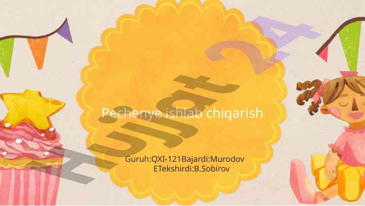 Pechenye ishlab chiqarish va turlari