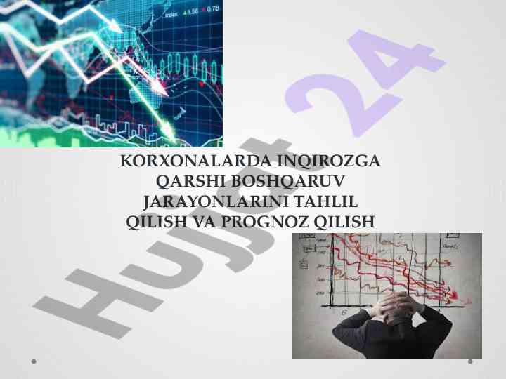Korxonalarda inqirozga qarshi boshqaruv jaraayonlari