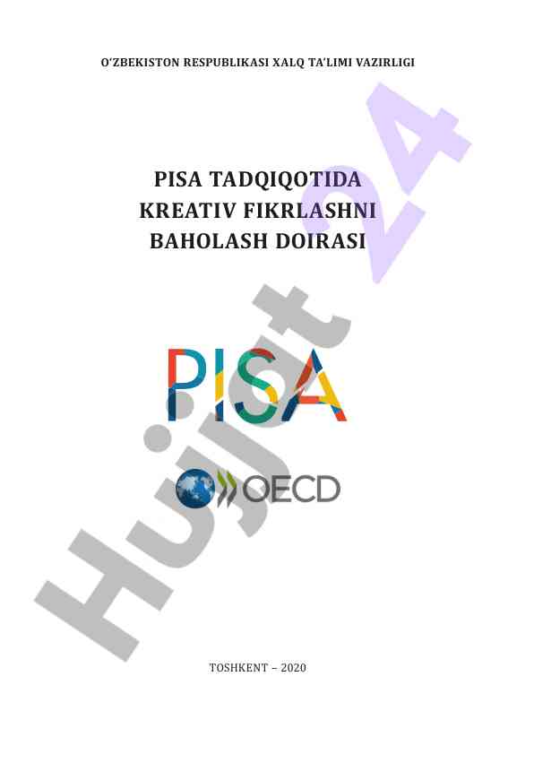 Kreativ fikrlashni baholash doirasi pisa tadqiquoti