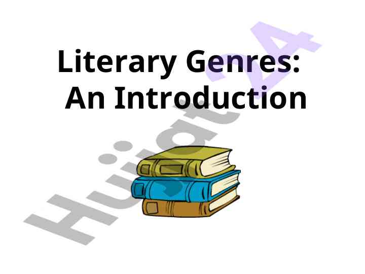 Literary genres an introduction overview of genres
