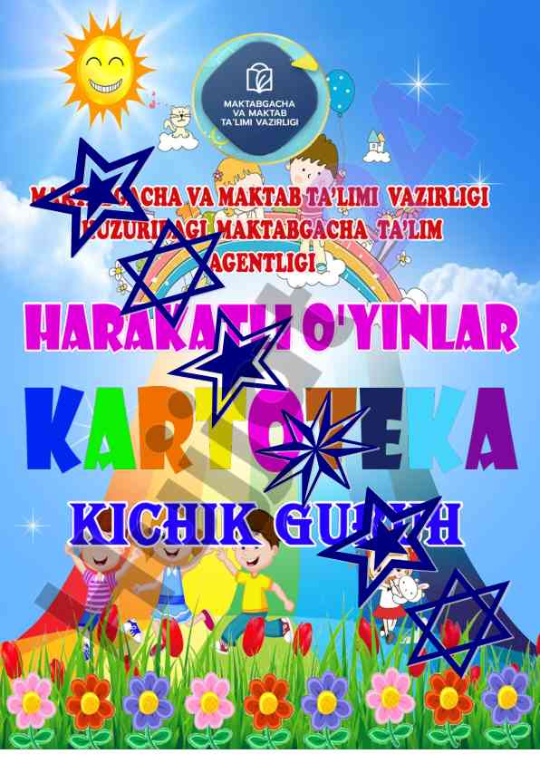 Harakatli o‘yinlar kichik guruhlar uchun