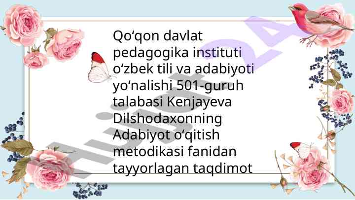 Said ahmad hikoyalarini oʻqitishda muammoli taʼlim