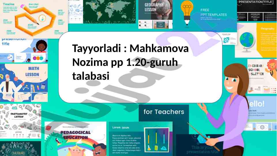 Ta`limning loyiha texnologiyasi haqida ma'lumotlar