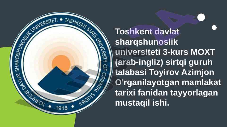 Markaziy osiyo renessansi va tarixiy ahamiyati