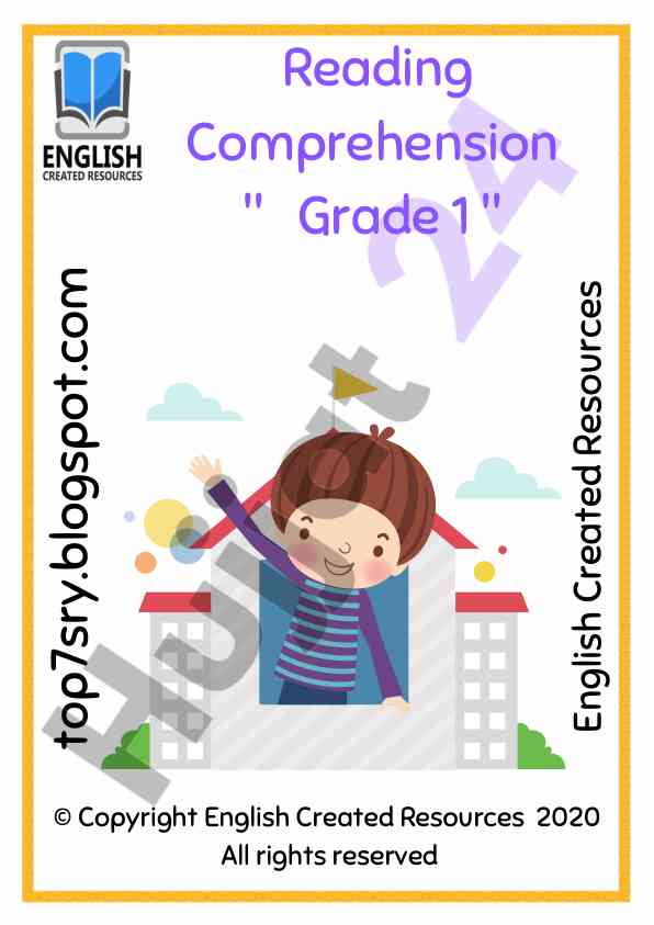 Reading comprehension activities for grade 1