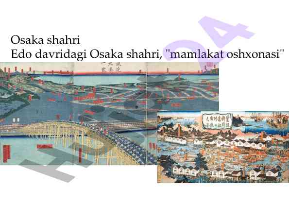 Osaka shahri edo davrida mamlakat oshxonasi
