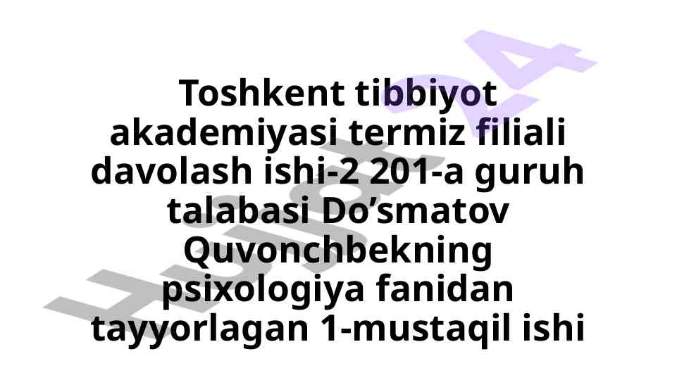Psixologiya maktablari va asosiy nazariyalar