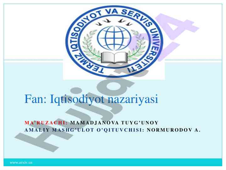 Ishlab chiqarish jarayoni va natijalari