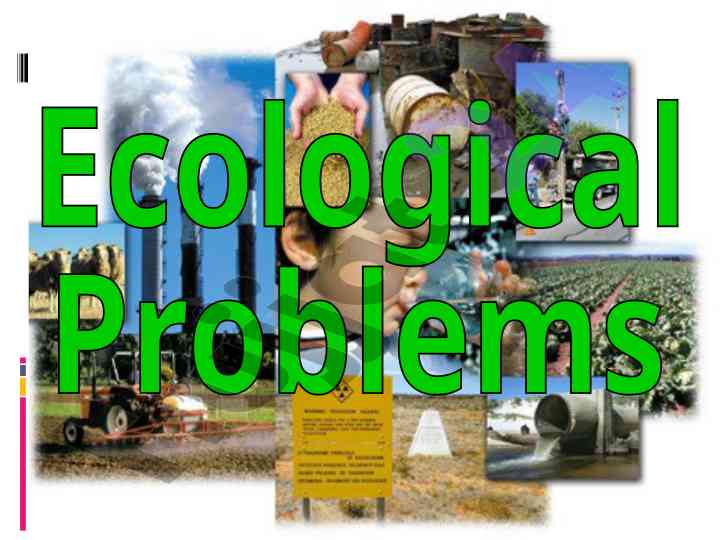 Ecology and its impact on living organisms
