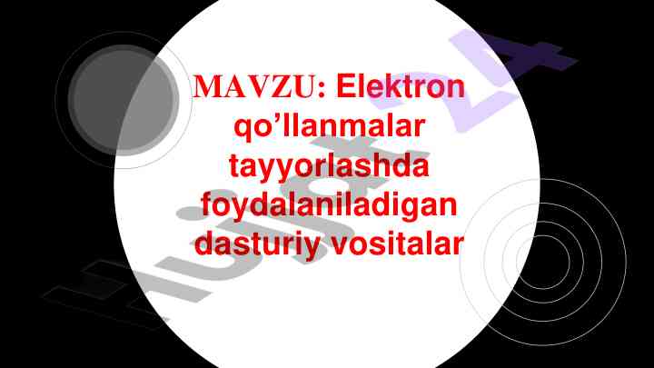 Bulutli texnologiyalar tushunchasi va foydalanish usullari