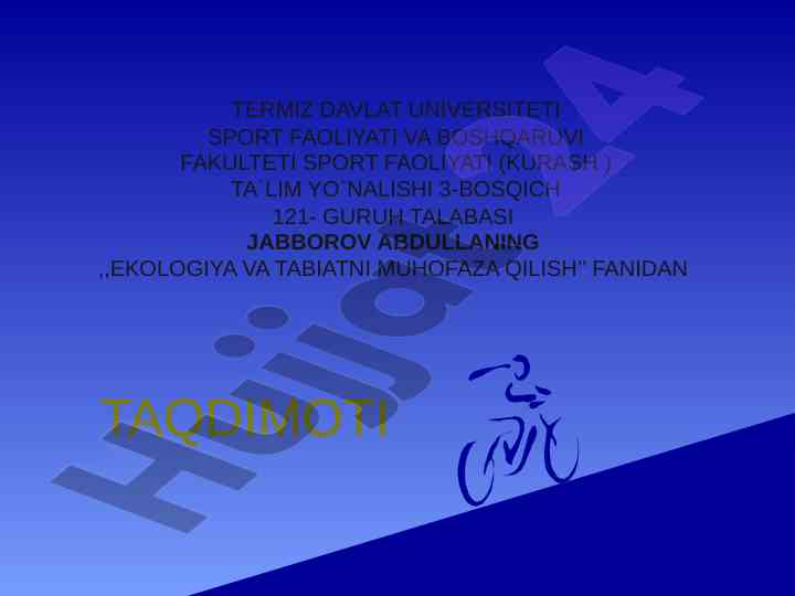 O‘zbekiston respublikasi qizil kitobi va muhofazasi