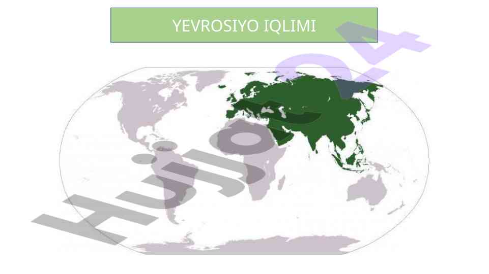Yevrosiyo iqlimida subtropik tabiat zonalari