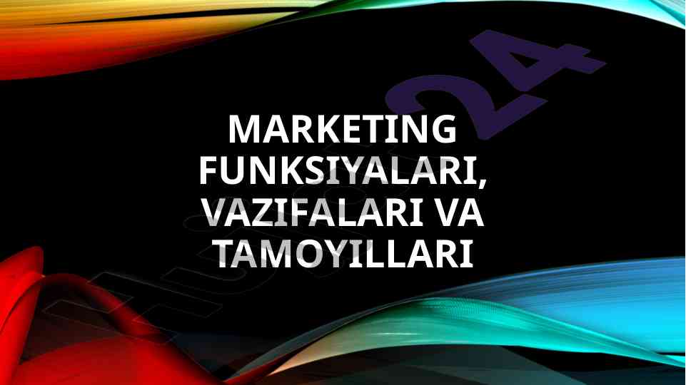 Marketing funktsiyalari va vazifalari tahlili
