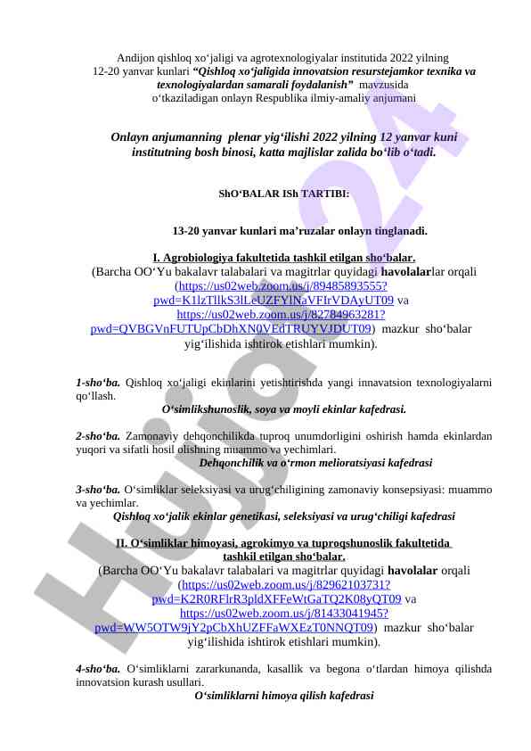 Qishloq xo‘jaligida innovatsion resurstejamkor texnika