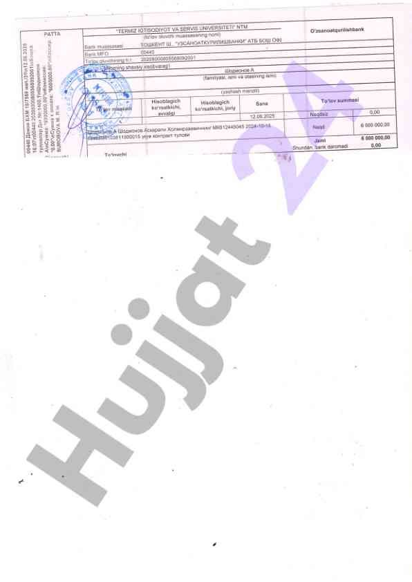 Bank daromadi analizi va hisoboti 2024 yilgacha