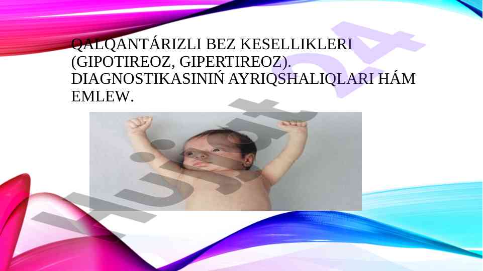 Qalqantárizli bez kesellikleri diagnostikasi