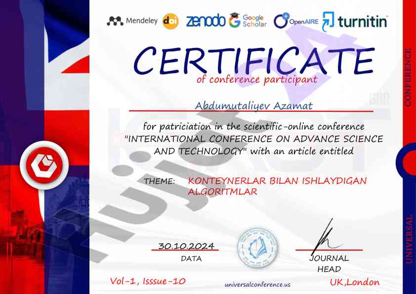 International conference on advance science and technology