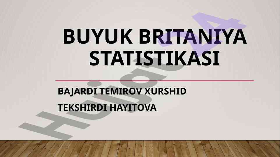 Buyuk britaniya aholisi statistikasi 2020 yil