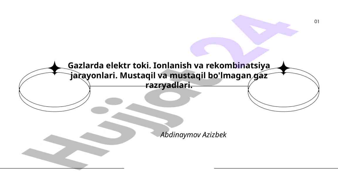 Gazlarda elektr toki va ionlanish jarayonlari