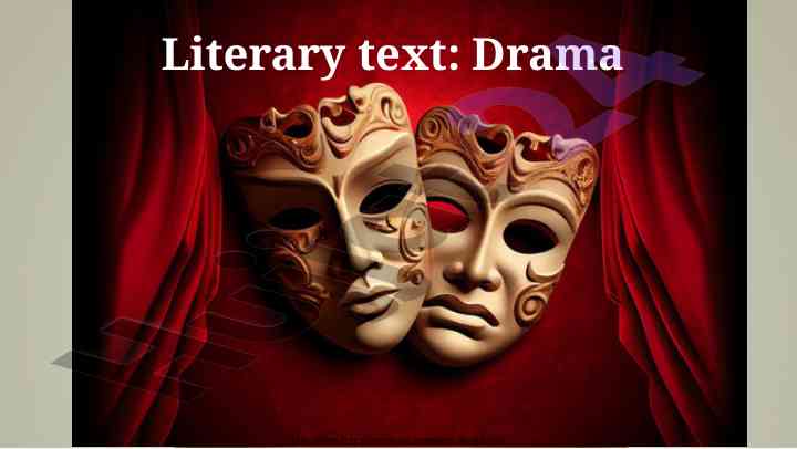 Drama: the art of performance and expression
